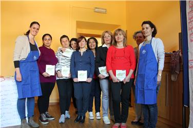Lingue e cultura tedesca: consegnati certificati a nove aspiranti badanti (Foto: USP/EducazionePermanenteTedesca)
