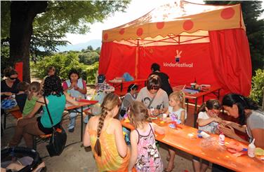 Un'immagine di una precedente edizione del "Kinderfestival"