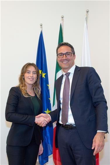 Collaborazione Stato-Provincia: Maria Elena Boschi e Arno Kompatscher