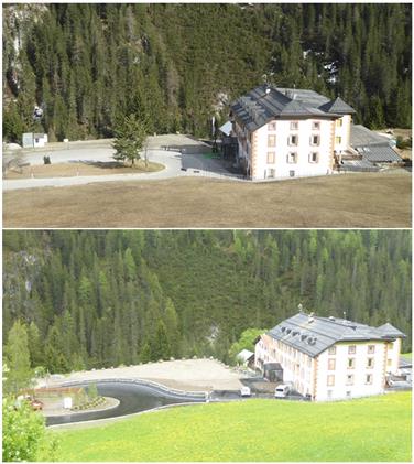Il tornante 46 sulla statale dello Stelvio a Trafoi è stato sistemato e reso più sicuro.