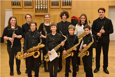 I giovani musicisti delle formazioni SEFF-QUARTETT, JULOBE e TRIO VARIA