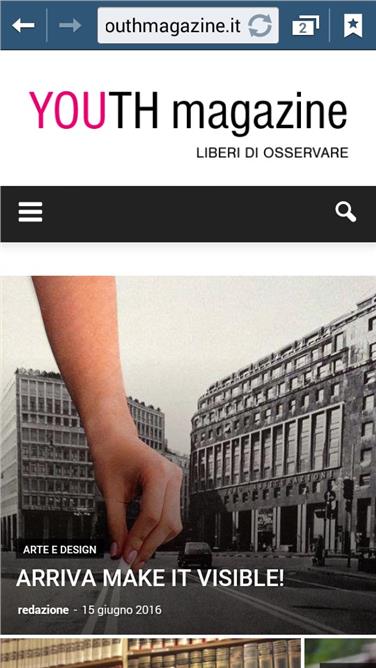 Dettaglio della pagina web