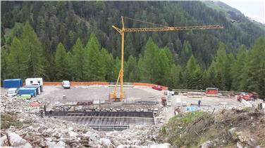Proseguono i lavori per la messa in sicurezza della strada in località Martello di Dentro