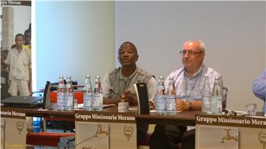 Gregoire Ahongbonon ospite in Alto Adige del Gruppo missionario Merano