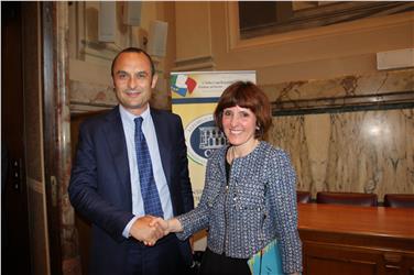 Minister Enrico Costa und Landesrätin Waltraud Deeg./Foto LPA Katharina Tasser