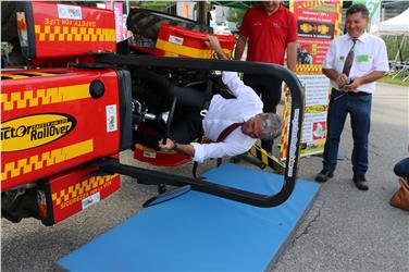 Schuler supera il test del ribaltamento del mezzo agricolo