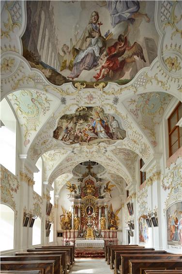 Un'immagine della cappella di Castel Wolfsthurn