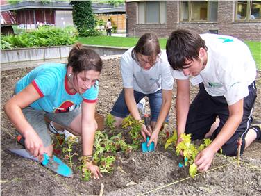 Giardinieri al lavoro: il Centro Laimburg mette a concorso un posto di lavoro per questa mansione (Foto USP)