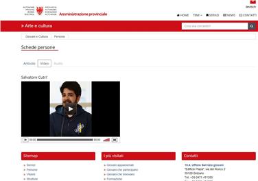 La videopillola che racconta Salvatore Cutrì, operatore del Centro giovani "Juvenes" a Bolzano