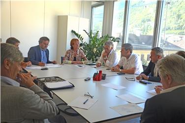 L'assessora Stocker nel corso dell'incontro
