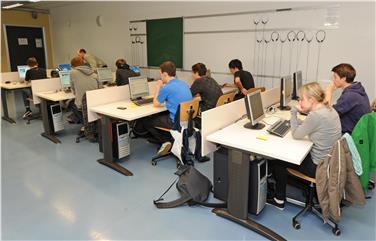 Studenti durante una lezione
