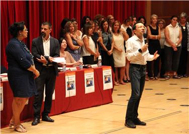 Convegno delle Scuole per l’infanzia in lingua italiana. Assessore Tommasini: inserimento dell'inglese alle materne elemento qualificante dell'offerta formativa (Foto: USP/Lisa Corrarati)