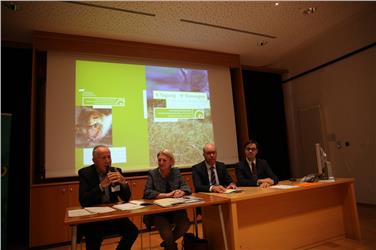 Un momento dell'inaugurazione del convegno al Museo di Scienze naturali (Foto: USP/V.Girardi)