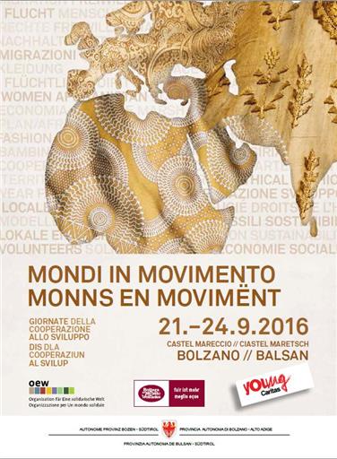 Mondi in movimento: dal 21 al 24 settembre tornano a Bolzano le giornate della cooperazione allo sviluppo