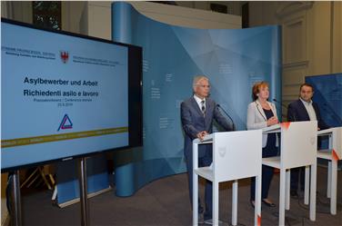 Le misure per il sostegno delle opportunità di lavor oper i richiedenti asilo sono state al centro della conferenza stampa odierna