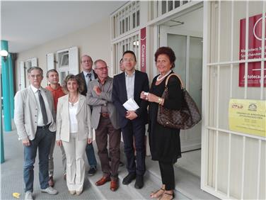 Giornate Europea delle Lingue - L'assessore provinciale Tommasini presente a Merano: tramite collaborazione con agenzie educative raggiunti più cittadini (Foto: USP/F.Oliver)