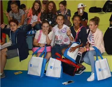 Numerose le scolaresche presenti all'inaugurazione della Fiera della formazione