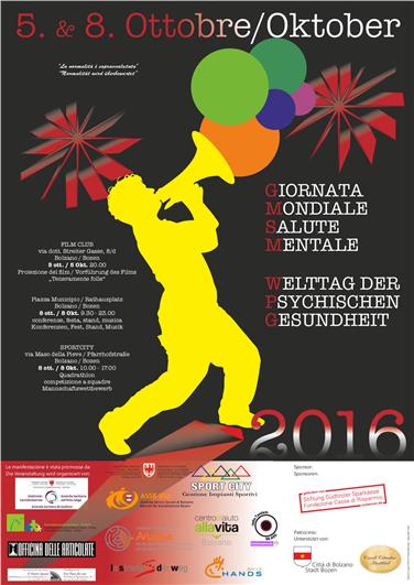 Numerose le iniziative indette in Alto Adige in occasione della Giornata mondiale della salute mentale