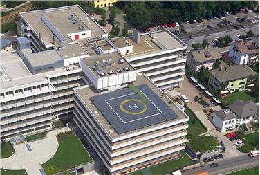 La sede dell'Ospedale di Brunico