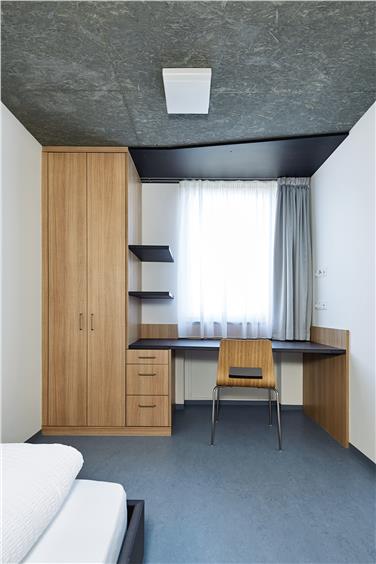 Gli interni di una delle stanze da letto del nuovo Convitto (Foto: Pohl-Immobilien)