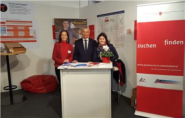 Il Centro di mediazione al lavoro di Bressanone presente alla Mostra dell'economia della Val d'Isarco