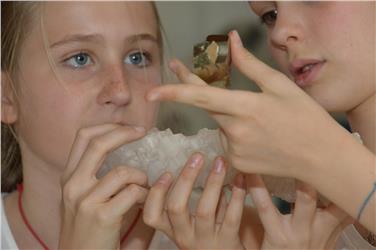 Workshop sui minerali al Museo di scienze dell'Alto Adige
