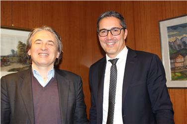 Primo incontro del presidente Kompatscher con il direttore generale della RAI Campo Dall'Orto