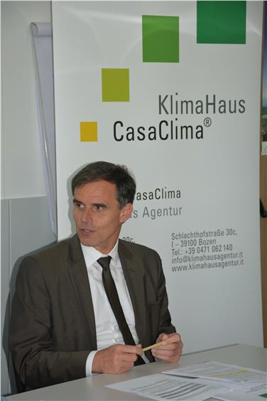 L'assessore ad ambiente ed energia, Richard Theiner