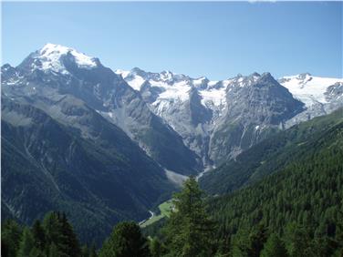 Una panoramica dell'area di Trafoi