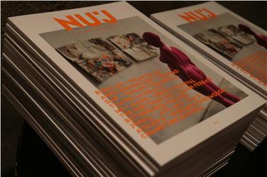 La copertina della rivista NUJ