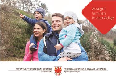 La copertina della brochure realizzata dall#Agenzia per la famiglia