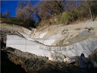Il progetto di sistemazione di rio Starzer a Ponte Gardena ha interessato due distinti tratti (Foto: USP/Sistemazione Bacini MOntani Nord)