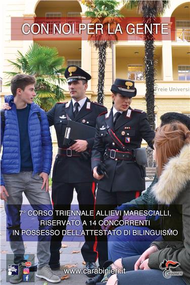 Il manifesto del bando di concorso