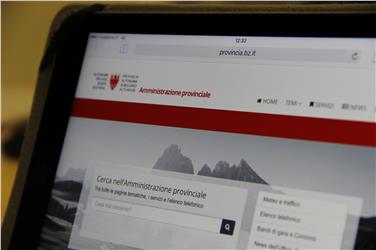 Tablet a disposizione degli utenti per valutare il grado di soddisfazione verso i servizi della pubblica amministrazione