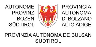 Un simbolo, tre lingue: il logo unico utilizzato per tutta la corrispondenza e la comunicazione ufficiale della Provincia di Bolzano