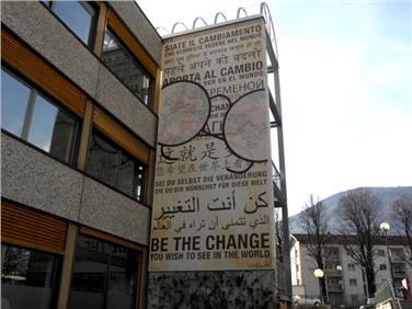 La sede dell'Istituto "Gandhi" di Merano