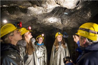 Giovani al Museo delle miniere Ridanna Monteneve