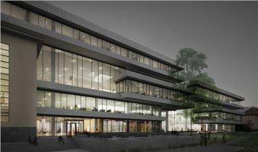 L'assegnazione definitiva dei lavori, siglata il 27 giugno, costituisce lteriore step verso la realizzazione del Polo bibliotecario a Bolzano, qui in un rendering (Foto: USP/Dipartimento edilizia pubblica)