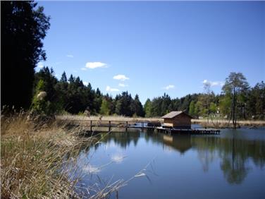 Il lago di Fiè è  da sempre apprezzato da turisti e residenti: la qualità delle sue acque è eccellente (Foto USP)