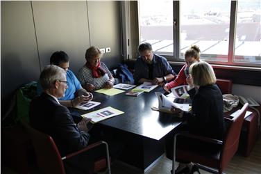 L'assessora Deeg a colloquio con i vertici del KVW - Foto: USP