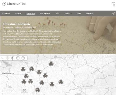 Online piattaforma letteraria tirolese transfrontaliera dell'istituto di ricerca Brenner Archiv dell'Università do Innsbruck