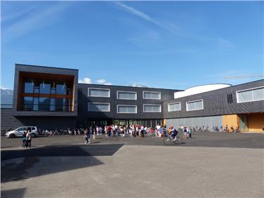 La sede della scuola Langer di Bolzano che ospita il convegno della Metodologia pedagogia dei genitori