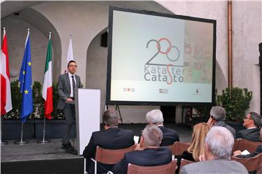 Tommasini: catasto importante anche per la pianificazione urbanistica (Foto san)