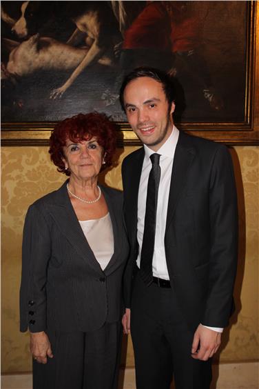 L'assessore Philipp Achammer con la ministra Valeria Fedeli