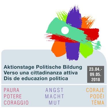 Il logo delle giornate di "Verso una cittadinanza attiva" 2018